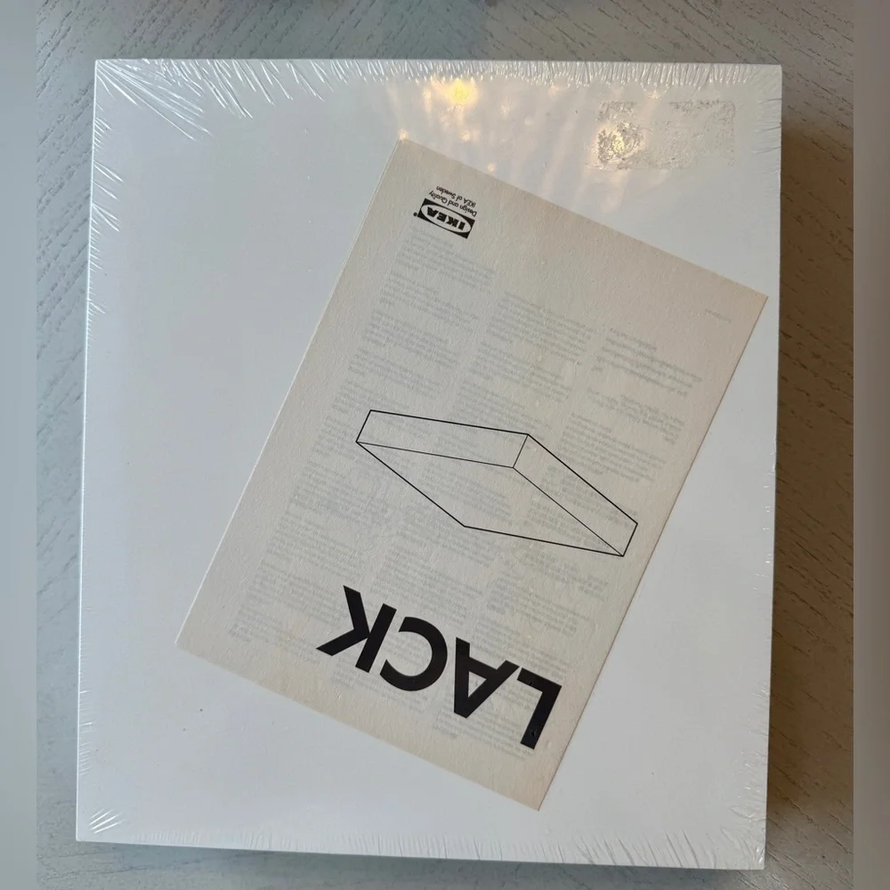 IKEA LACK Wall shelf, white, 11 3/4x10 1/4 